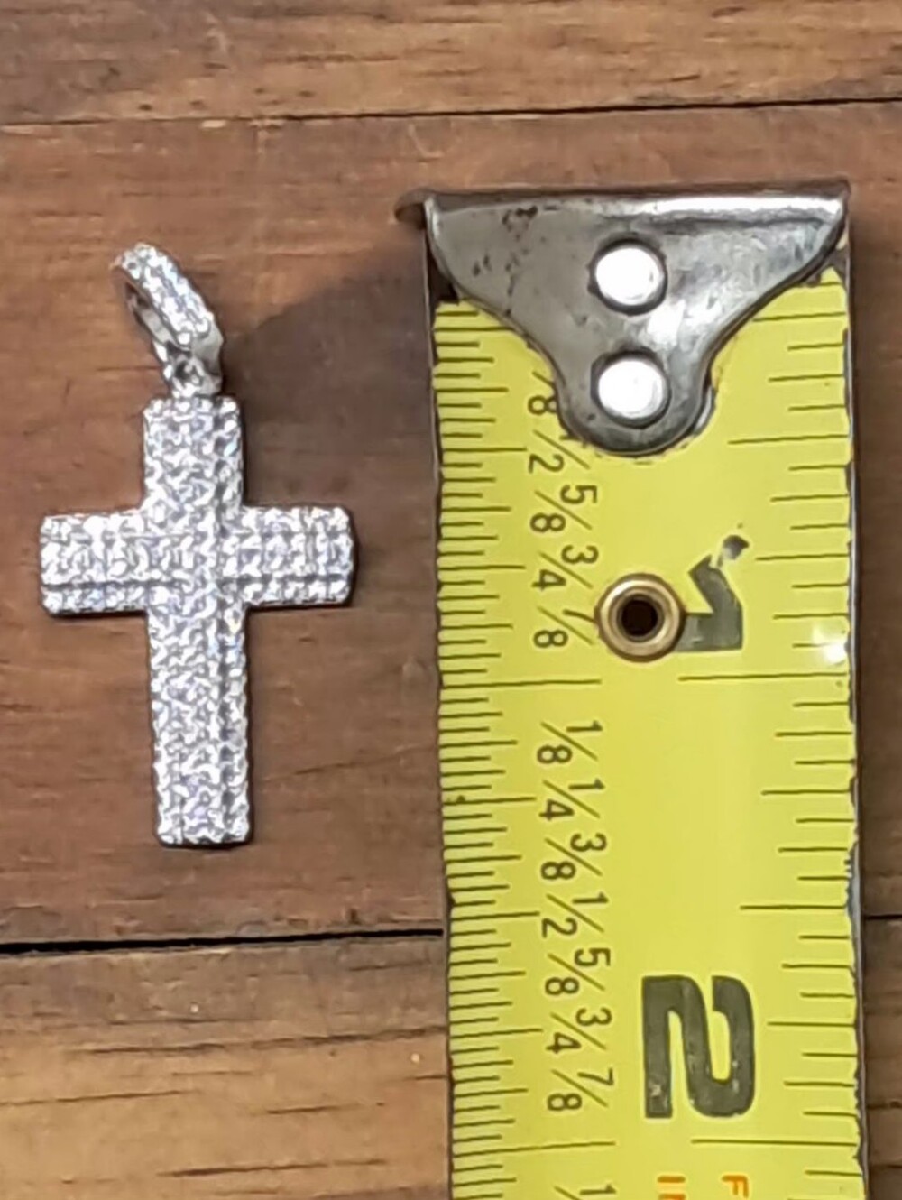 Moissanite Cross Pendant Sterling Silver VVS D 0.67 CTW NWT - Picture 9 of 12